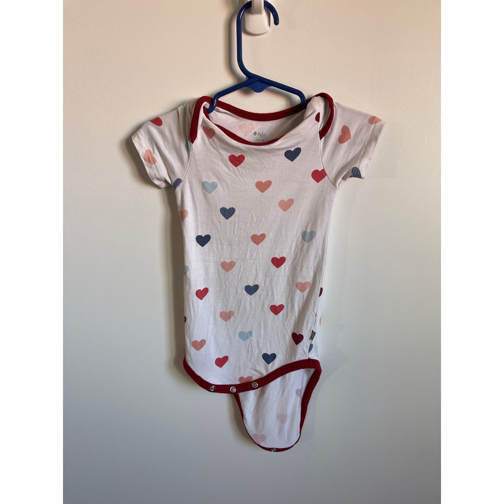 Kyte Baby Hearts Bamboo Bodysuit 12-18 Months